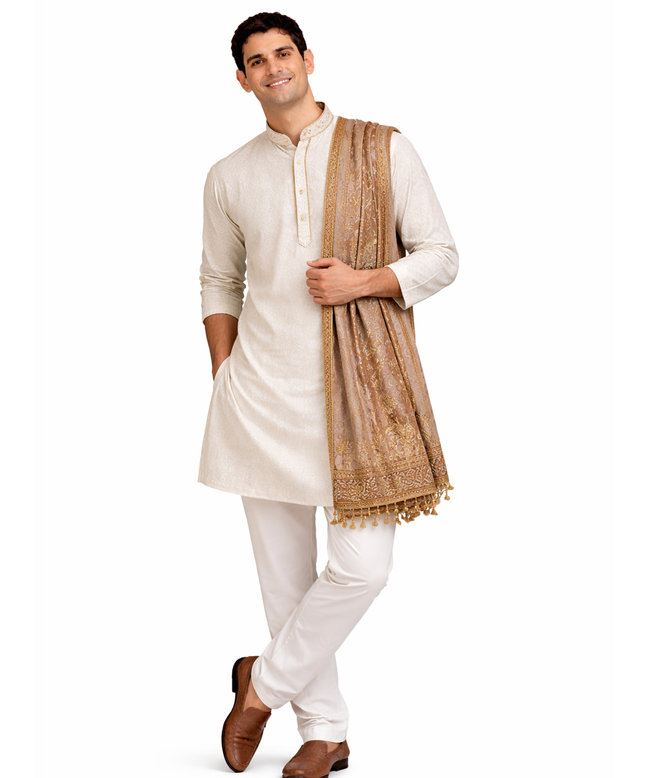 Ivory Classic Festive Kurta