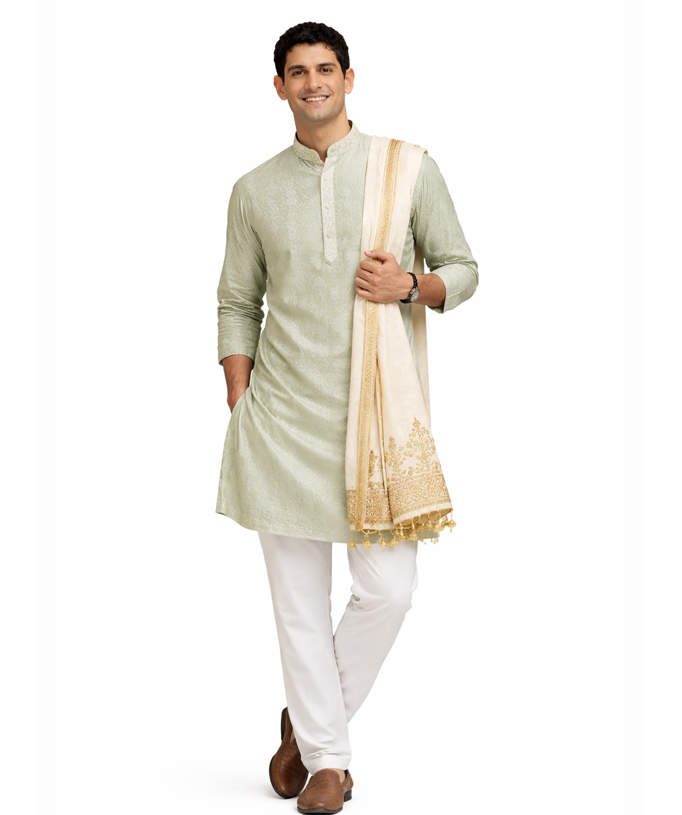 Mint Green Elegant Kurta