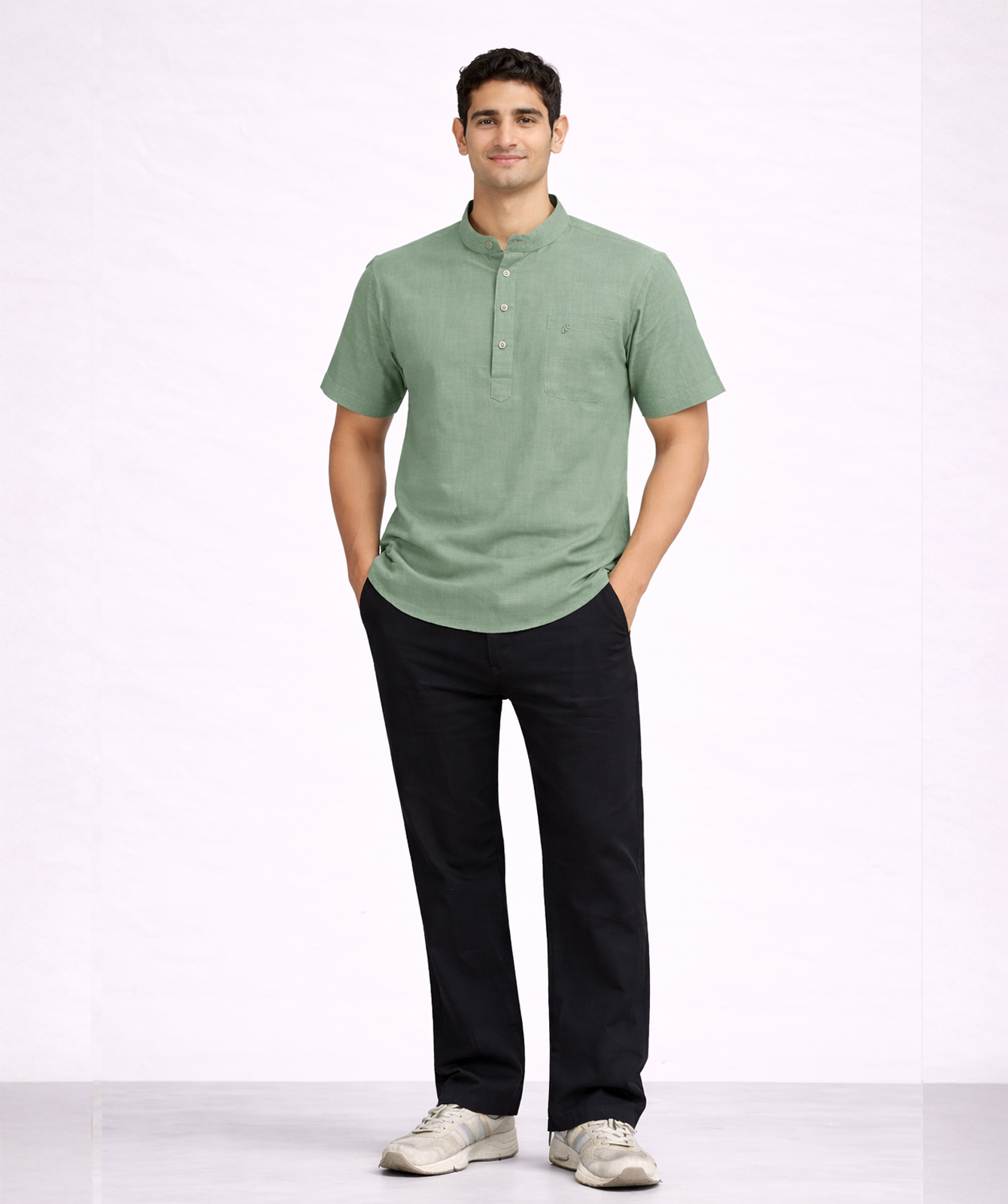 Green Casual Kurta
