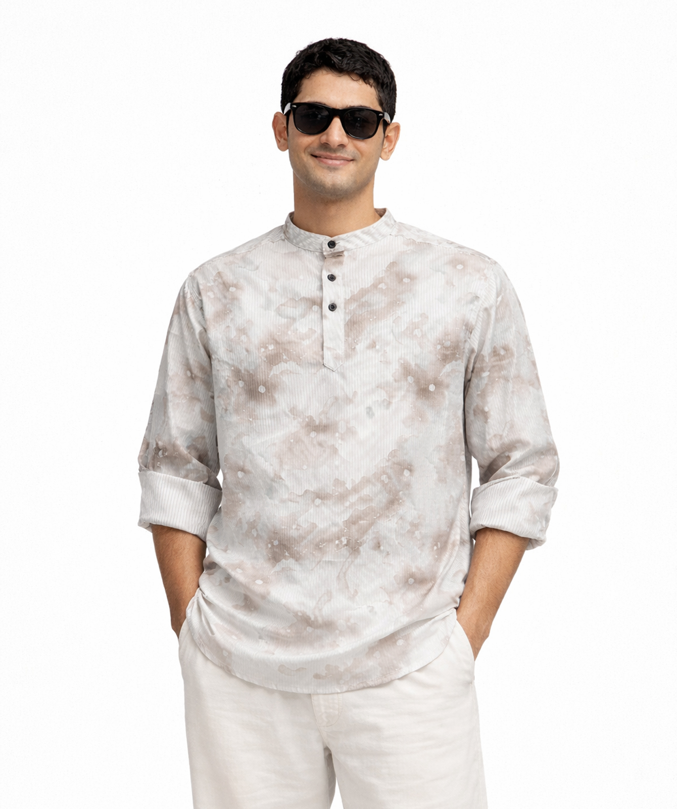 Mandarin Collar Shirt